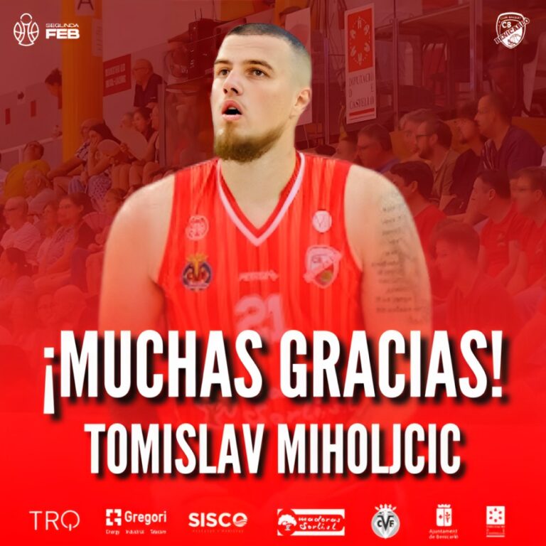 Lee más sobre el artículo <strong>Tomislav Miholjcic y el Maderas Sorlí Benicarló han llegado a un acuerdo mutuo para la rescisión del contrato del jugador con el club.</strong>