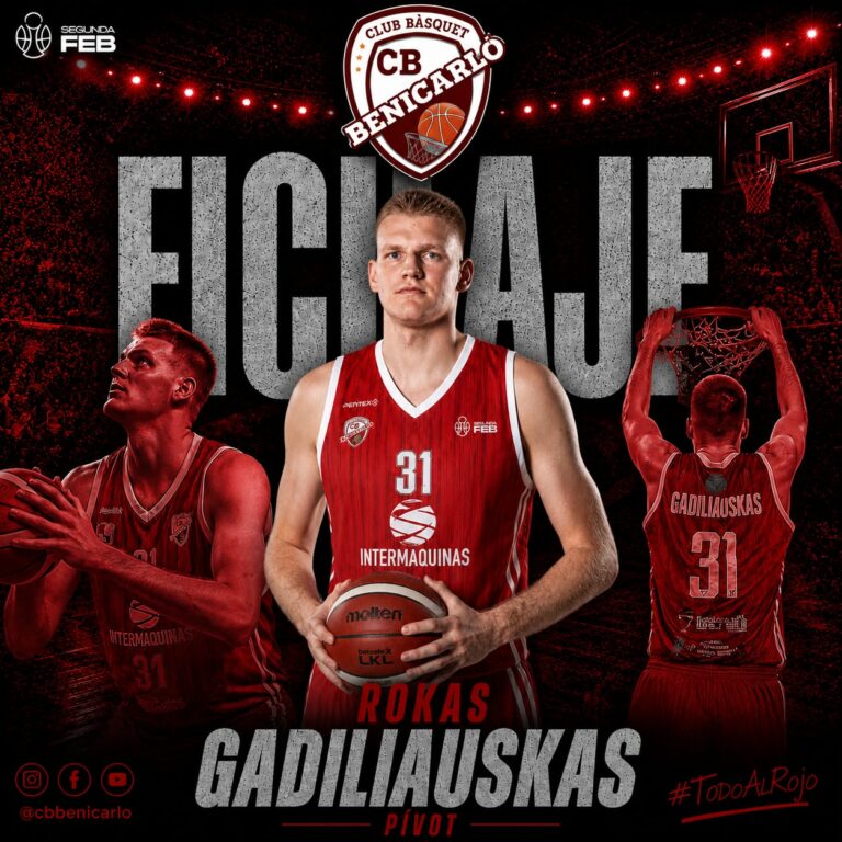 Lee más sobre el artículo FICHAJE: ROKAS GADILIAUSKAS SERÁ EL “TECHO” DEL INTERMAQUINAS BENICARLÓ