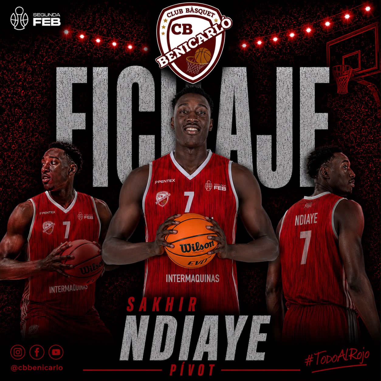 En este momento estás viendo MÁS FÍSICO PARA EL INTERMAQUINAS BENICARLÓ: SAKHIR NDIAYE, NUEVO JUGADOR DEL EQUIPO