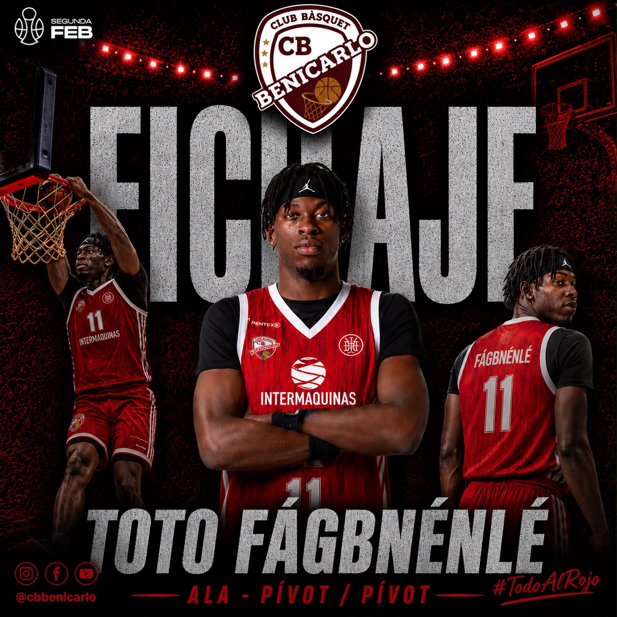 En este momento estás viendo TOTO FÁGBÉNLÉ, FÍSICO Y ESPECTÁCULO PARA EL INTERMAQUINAS BENICARLÓ